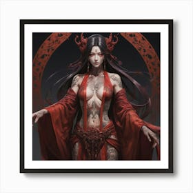 Chinese Demon Art Print