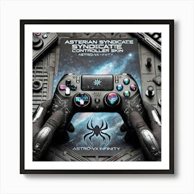 A Futuristic Controller Skin Called The Asterian S Art Print