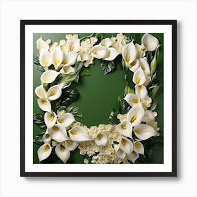 Calla Lily Frame 1 Art Print