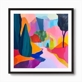 Abstract Park Collection Holland Park London 3 Art Print