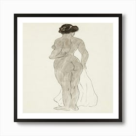 Edvard Munch - Nude Woman Art Print