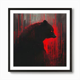 Bear In The Forest Art Print