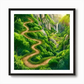 Path In The Forest 1 Art Print