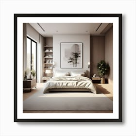 Interior Of Bedroom Art Print