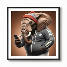 Elephant child Art Print