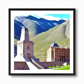 Tibetan Monument Art Print