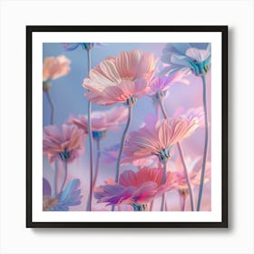 Gerbera Daisies Art Print