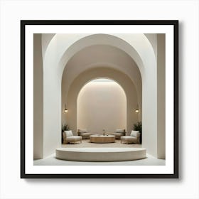 Arched Hallway 7 Art Print