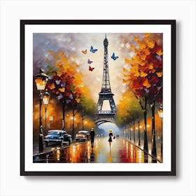 Paris Eiffel Tower 96 Art Print