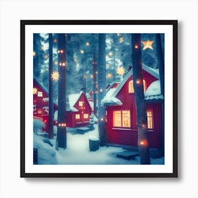 Christmas In Sweden Art Print