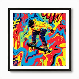 Skateboarder 5 Art Print