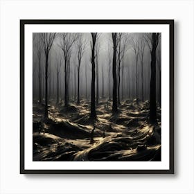 Dark Forest 19 Art Print