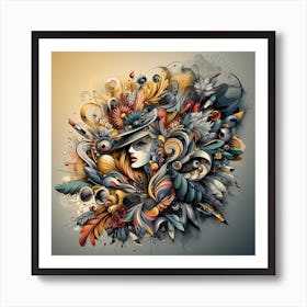 Abstract Painting 21 Art Print