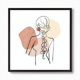 Abstract Woman Art Print