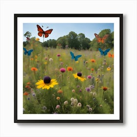 Meadow Melodies. Art Print