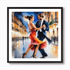 Flamenco Dance Art Print