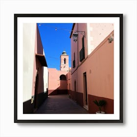 Narrow Alley - Alley Stock Videos & Royalty-Free Footage Art Print