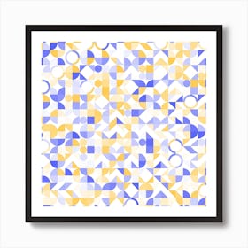 Abstract Geometric Pattern Art Print