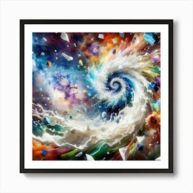 Swirling Vortex Art Print