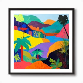Abstract Travel Collection Pacific Islands 1 Art Print