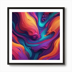 Abstract Painting 34 Art Print