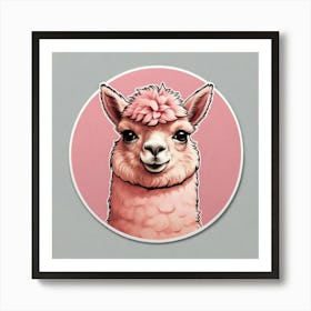 Llama 1 Art Print