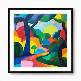 Abstract Park Collection Ibirapuera Park Salvador 2 Art Print