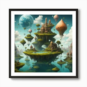 Fantasy Island 4 Art Print