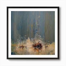 Boats Art Print