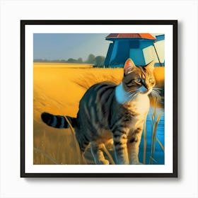 Creative Feline Cat Artwork 12 Poster