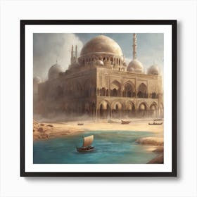 Arabic Mosque Art Print