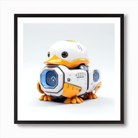 Robot Duck Art Print