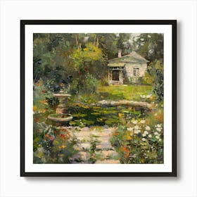 Cottage Dream Garden 5 Art Print