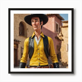 I'm a poor lonesome cowboy, riding faraway from home Art Print