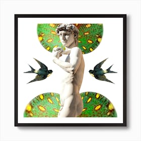 Adam - Photo montage Art Print