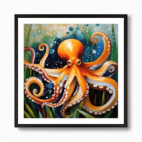 Octopus Art Print