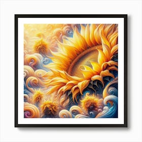 Sunflower 8 Art Print