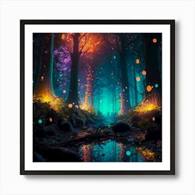 Magical Forest Art Print