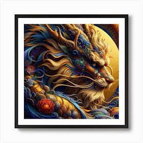 Dragon Chinese Painting 1 Art Print
