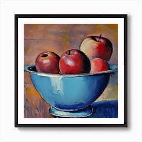 Apples In A Bowl Art Print