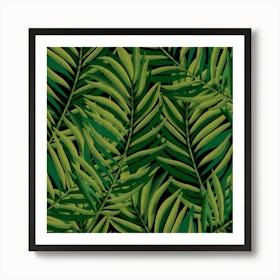 Tropical Leaves 1 Art Print