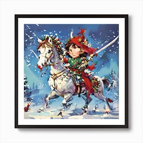 Elf On Horseback Affiche