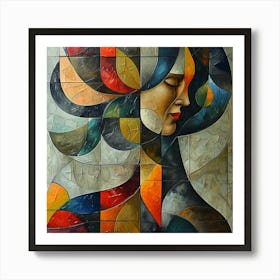 Abstract Of A Woman 13 Art Print