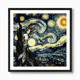 Starry Night 10 Art Print