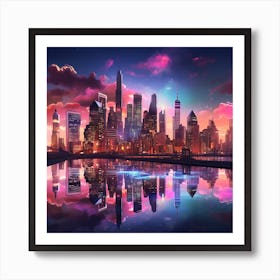 Cityscape 1 Art Print