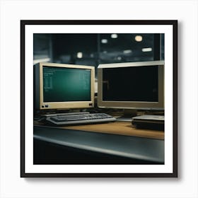 Computer Monitors Art Print