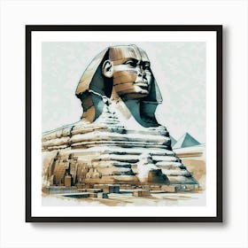 Giza Pyramid Art Print