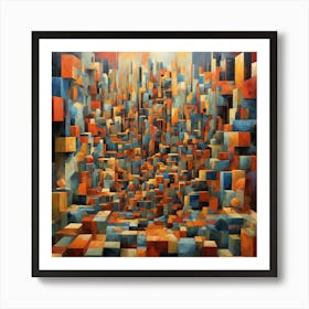 Block Kingdom Art Print