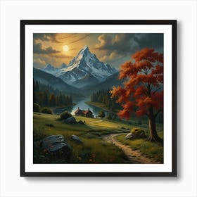 Landscape Painting Art print paintings Art Print