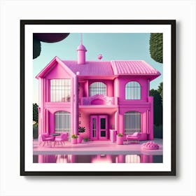 Barbie Dream House (154) Art Print